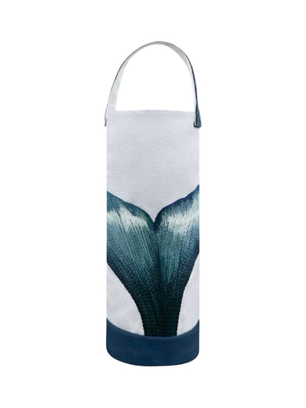 Tide Hill Blue Whale Tail Wine Tote Bag